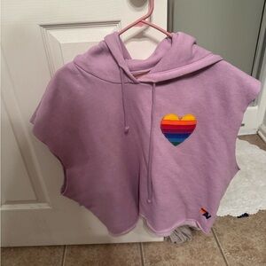 Aviator Nation  Sleeveless relaxed crop pullover